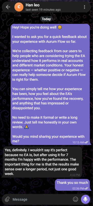 Aurum Flow member review 8