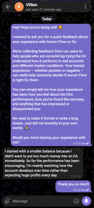 Aurum Flow member review 9